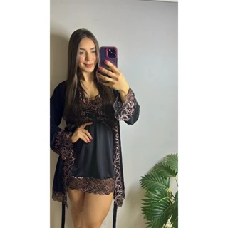 Camisola e hobby de renda sensual alça regulavel verão preta sexy linha noite em Oferta na Shopee