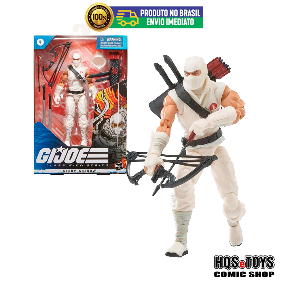 Boneco GIJOE Classified COBRA STORM SHADOW 35 Hasbro Comandos em