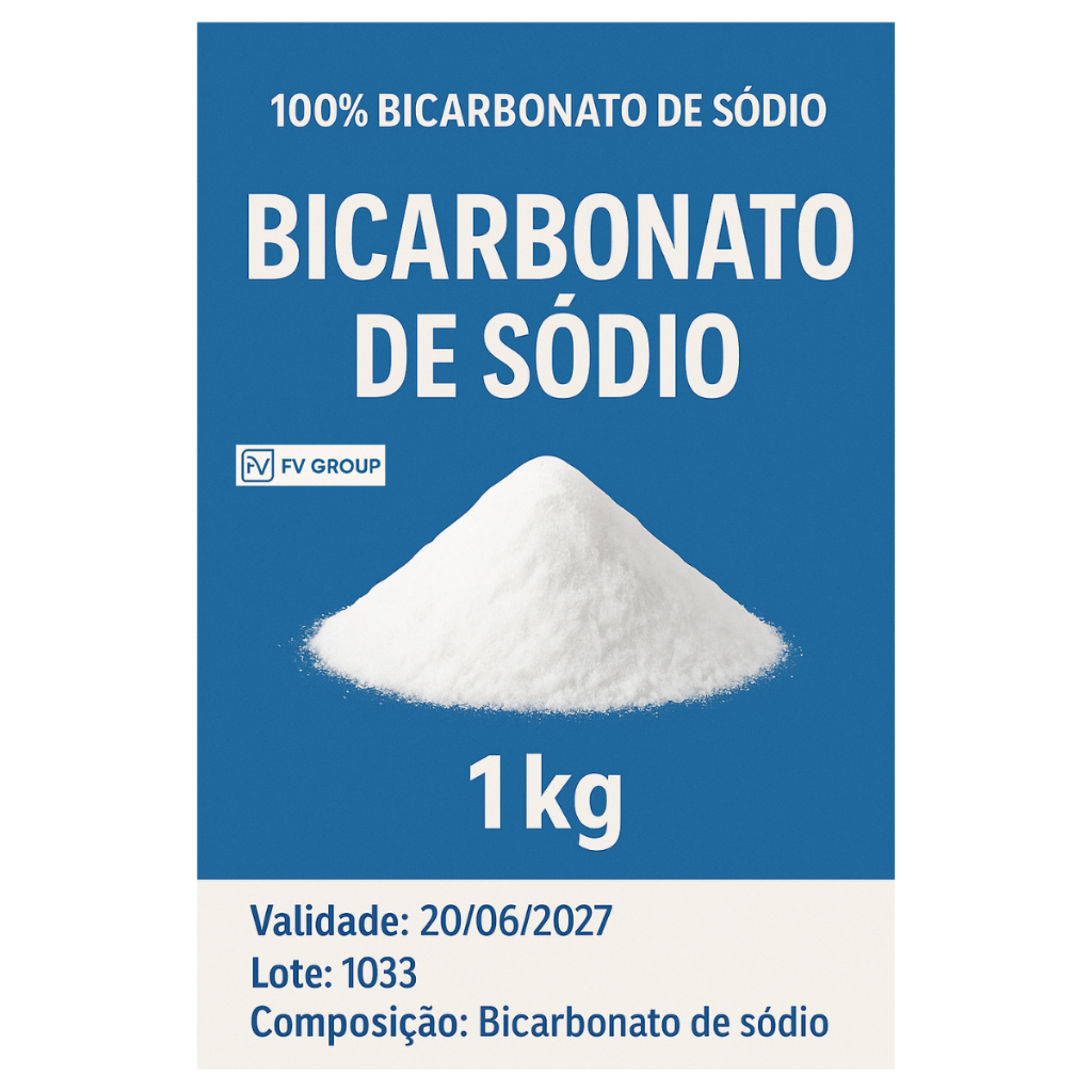 Bicarbonato De Sódio 100% PURO extra fino - 1kg