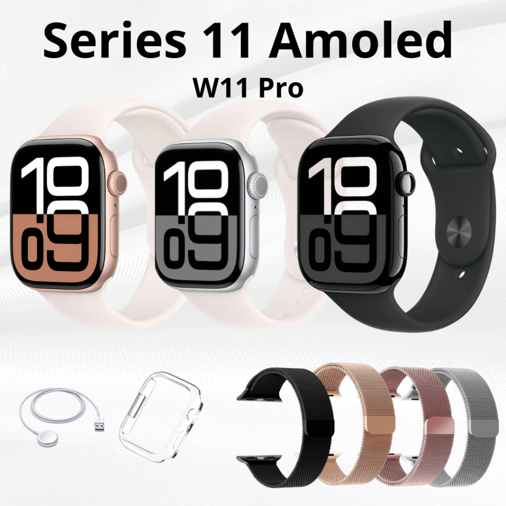 SmartWatch Series 11 Amoled | Whatsapp | Amoled | Lançamento 2026 | W11 ...