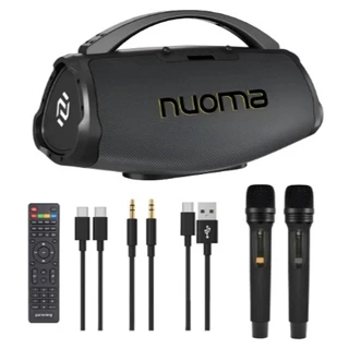 Caixa de Som Nuoma Nm-ip501 Bluetooth Boombox 380w À Prova D'água Rgb em Oferta na Shopee