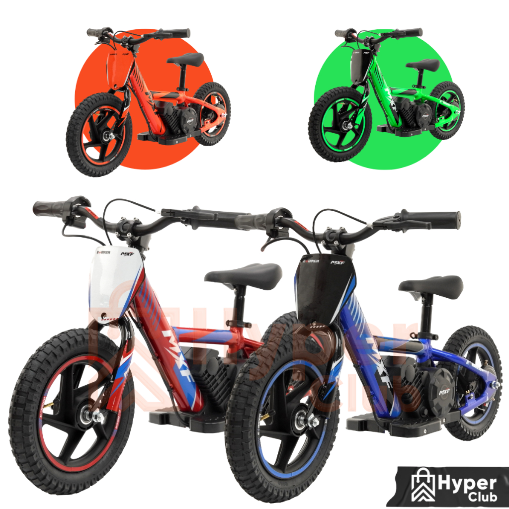 Bicicleta Elétrica Infantil Aro 12 24V 100W Mini Bike 34kg MXF