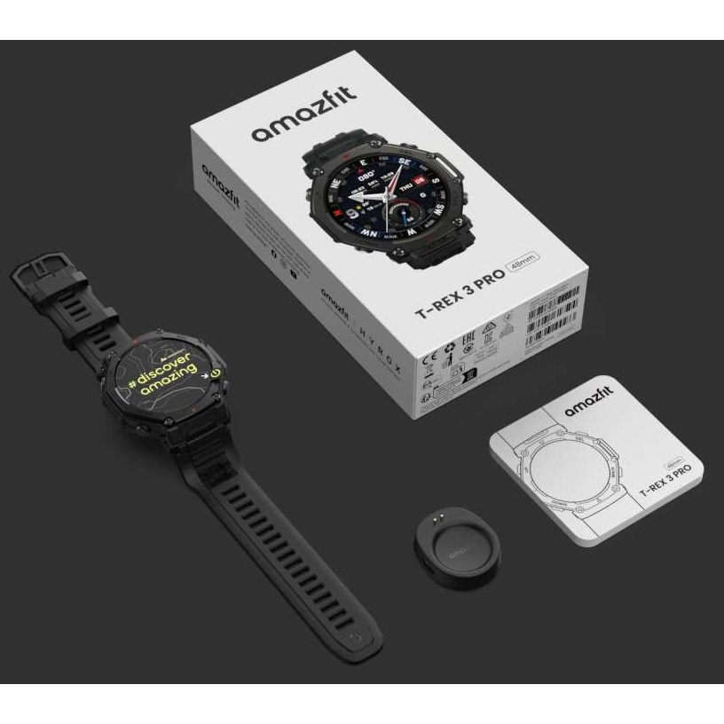 ORIGINAL Relógio Smartwatch Amazfit T-rex 3 Pro 48mm A2444