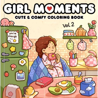 Girl Moments  Volume 2 Cadernos de Desenho Para Crianças e Edultos Livro de Colorir em Oferta na Shopee