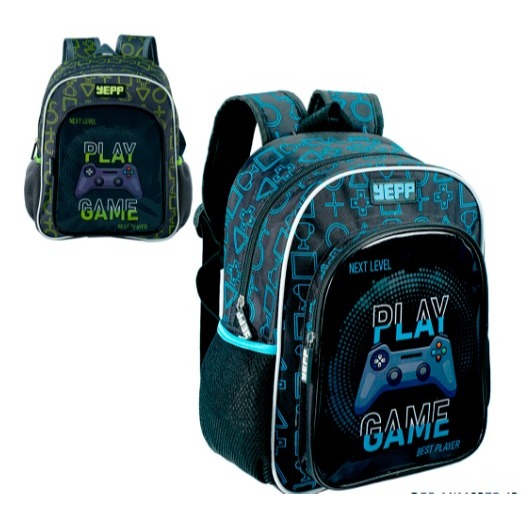 Mochila Escolar para 2026 Infantil Masculina Play Game Best Player Yepp 13