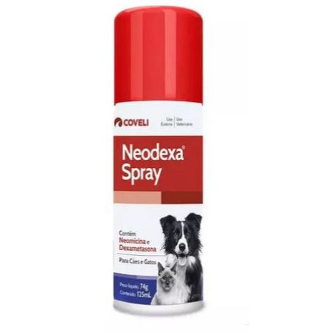 Neodexa Spray Cães e Gatos 125ml/74g | Shopee Brasil