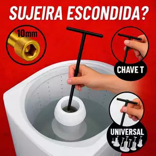 Chave T 10mm Longa Máquina de Lavar Roupa Retirar Abrir Agitador Marcas Modelo Universal