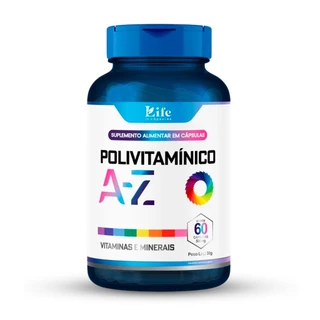 Polivitaminico Life In - 60 Capsulas por pote | De A a Z Imunidade Bem Estar Diario Energia.