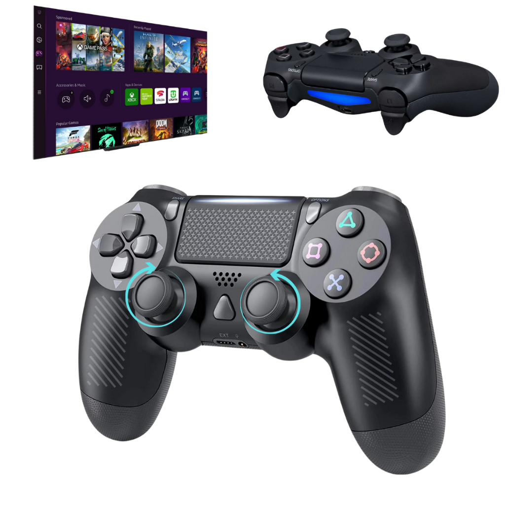 Controle Sem Fio Compativel PS4 Smart Tv Samsung Gaming Hub Game Pass