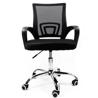 Cadeira Academy Base Cromada e Rodízio Silicone - Bravus Force em Oferta na Shopee