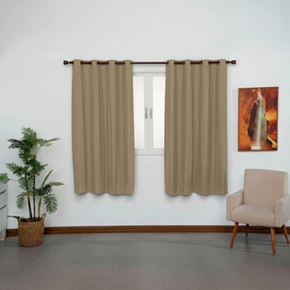 Cortina Blackout Pvc Corta Luz 1,50m x 1,50m Sala Quarto Janela