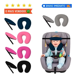 Kit Almofada de pescoço e Faixa Apoio Suporte Cabeça de Bebê Cadeirinha Carro em Oferta na Shopee