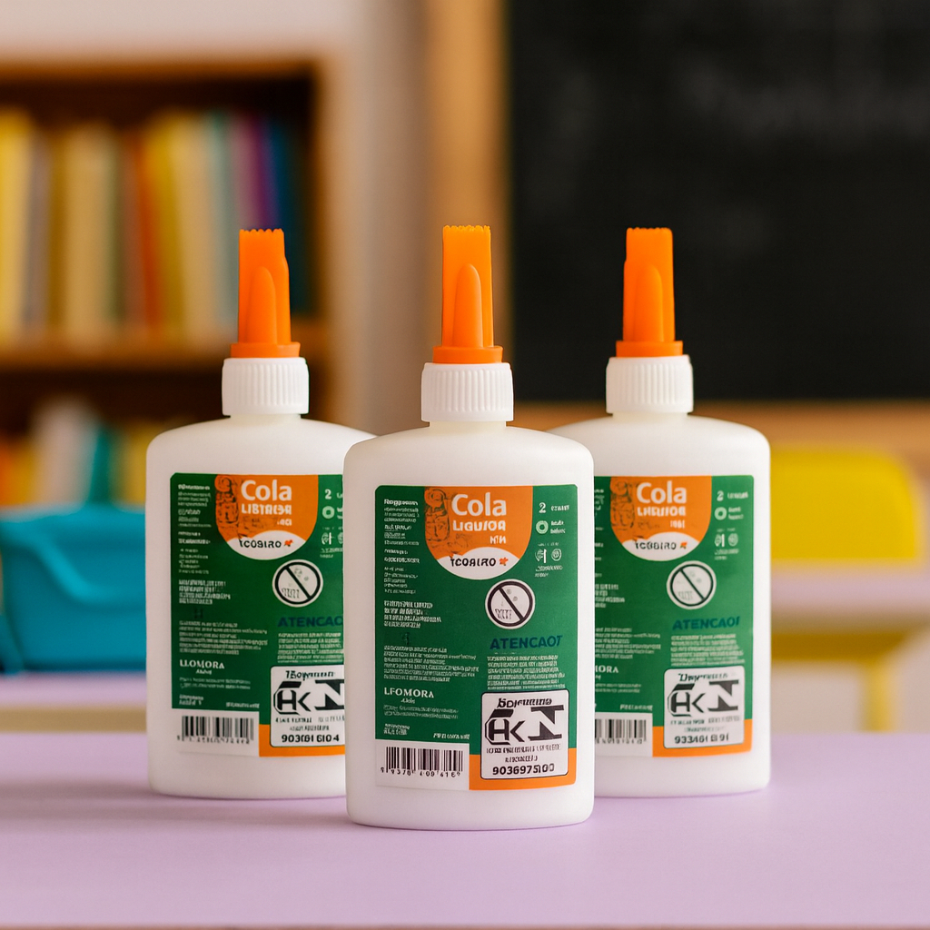 Kit 3 Colas Líquidas Leo&Leo 90g – Atóxica Secagem Rápida Para Escola ...