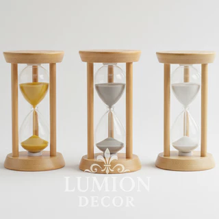 Ampulheta De Bambu Luxo Para Sala Quarto Escritório Home Decor Spa Zen Sofisticado Alta Qualidade