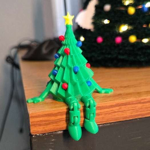 Mini árvore de natal articulada