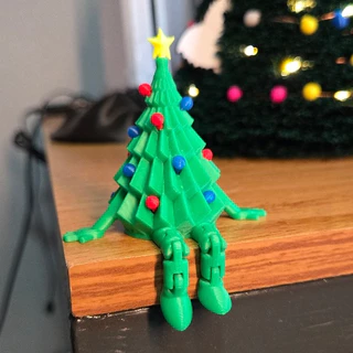 Mini árvore de natal articulada