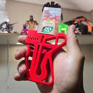 Mini Atirador pistolinha de Tic Tac