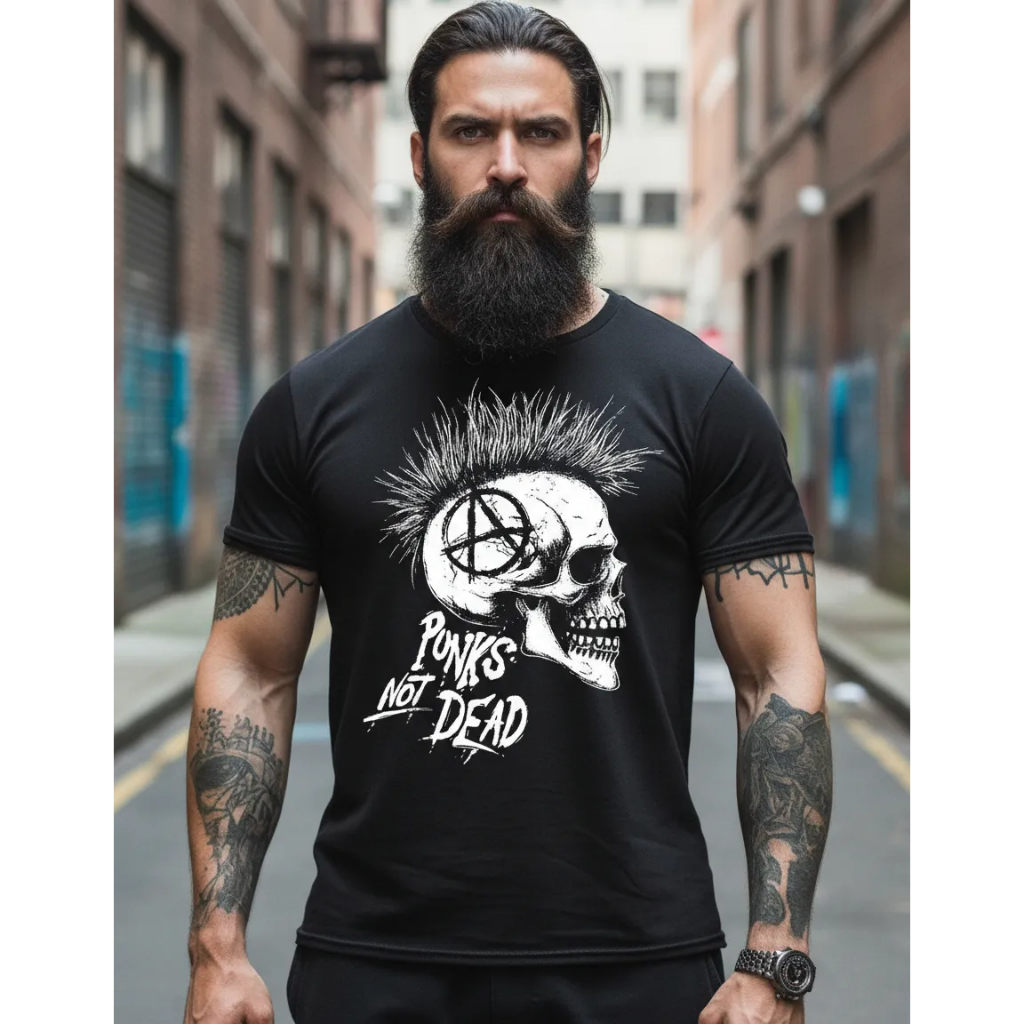Camiseta Camisa Punk Rock Anos 80 Moda Rock Em Algodão | Shopee Brasil