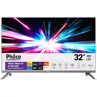 Smart TV 32" Philco LED Roku Tv HD Dolby Audio P32CRA em Oferta na Shopee