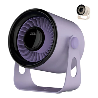 Mini Ventilador Turbo Silencioso De Mesa 30cm Recarregável - Ezra