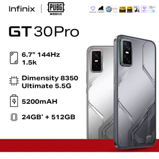 Celular Infinix GT 30 Pro 12GB+512GB–Até 24GB de RAM Extendida–Dimensity 8350 Ultimate Câmera 108MP