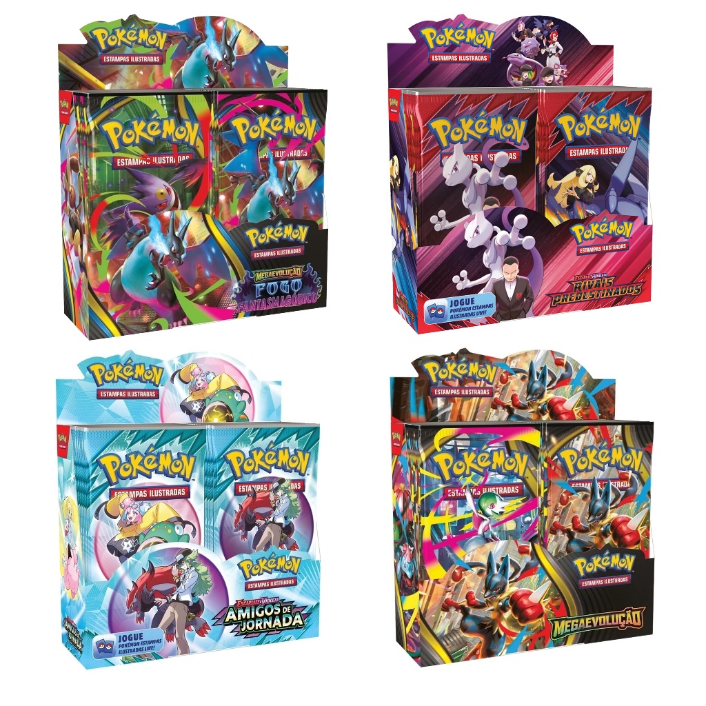 ポケモンBOX6BOXセット Booster Box Pokémon TCG Diversas Coleções Display Lacrado Original