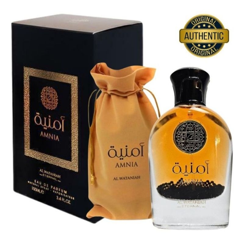Perfume Arabe Original Al Wataniah Amnia Feminino Edp 100ml