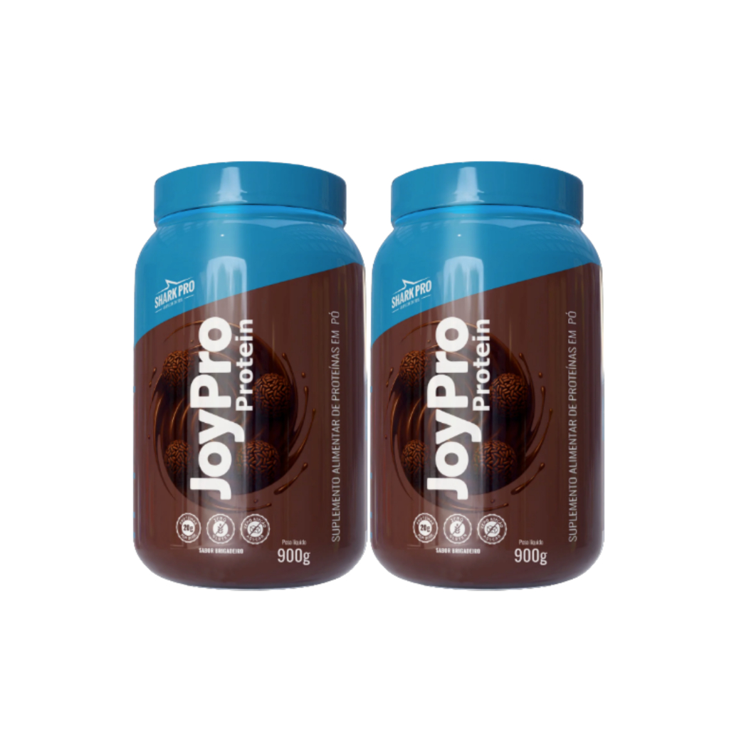Kit 2x Pote Joypro Protein 900g - Shark Pro | Shopee Brasil