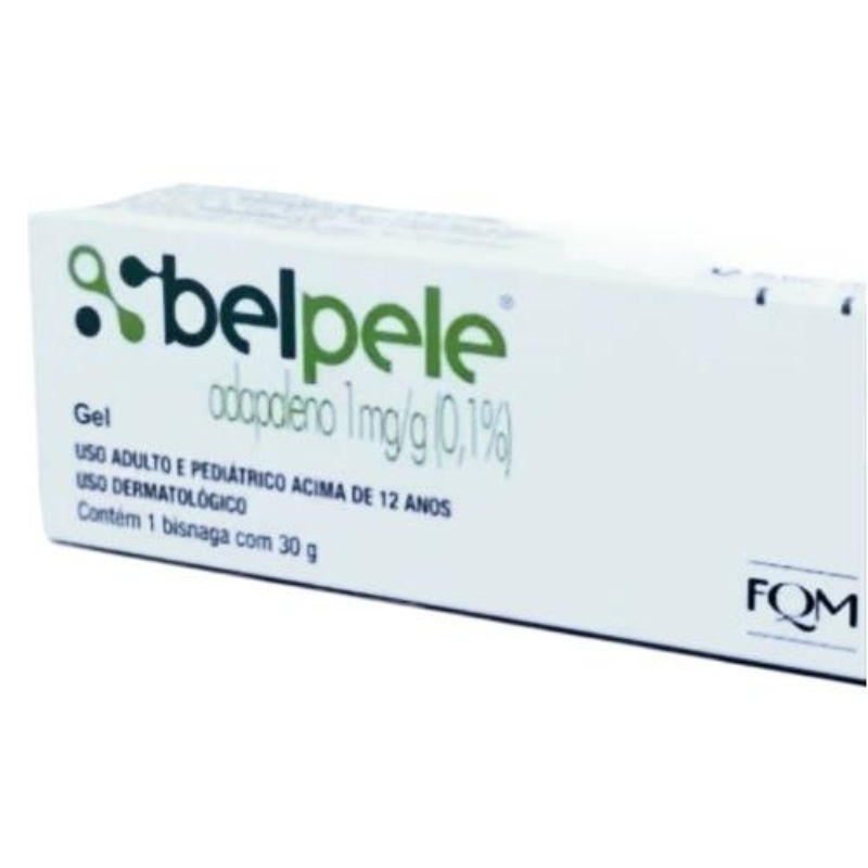 Belpele Gel 1mg Adapaleno Tratamento para Acne 30g | Shopee Brasil