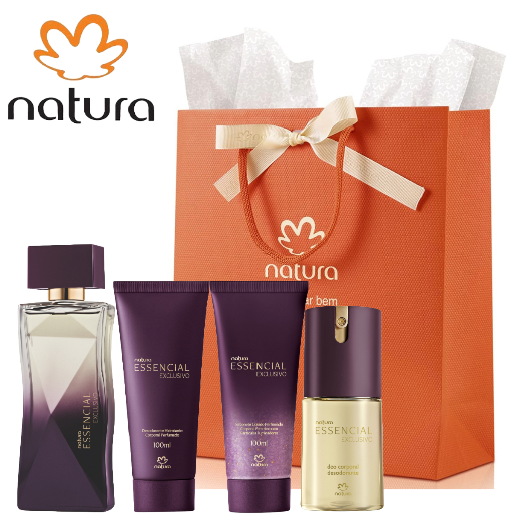 Kit Presente Essencial Exclusivo Feminino Natura ORIGINAL E LACRADO ...