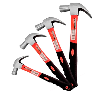 Martelo Unha Várias Medidas Cabo De Fibra De Vidro Vega Emborrachado Carpinteiro Profissional em Oferta na Shopee