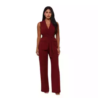 Conjunto Alfaiataria Feminino Tendencia Conjunto Social colete e calça