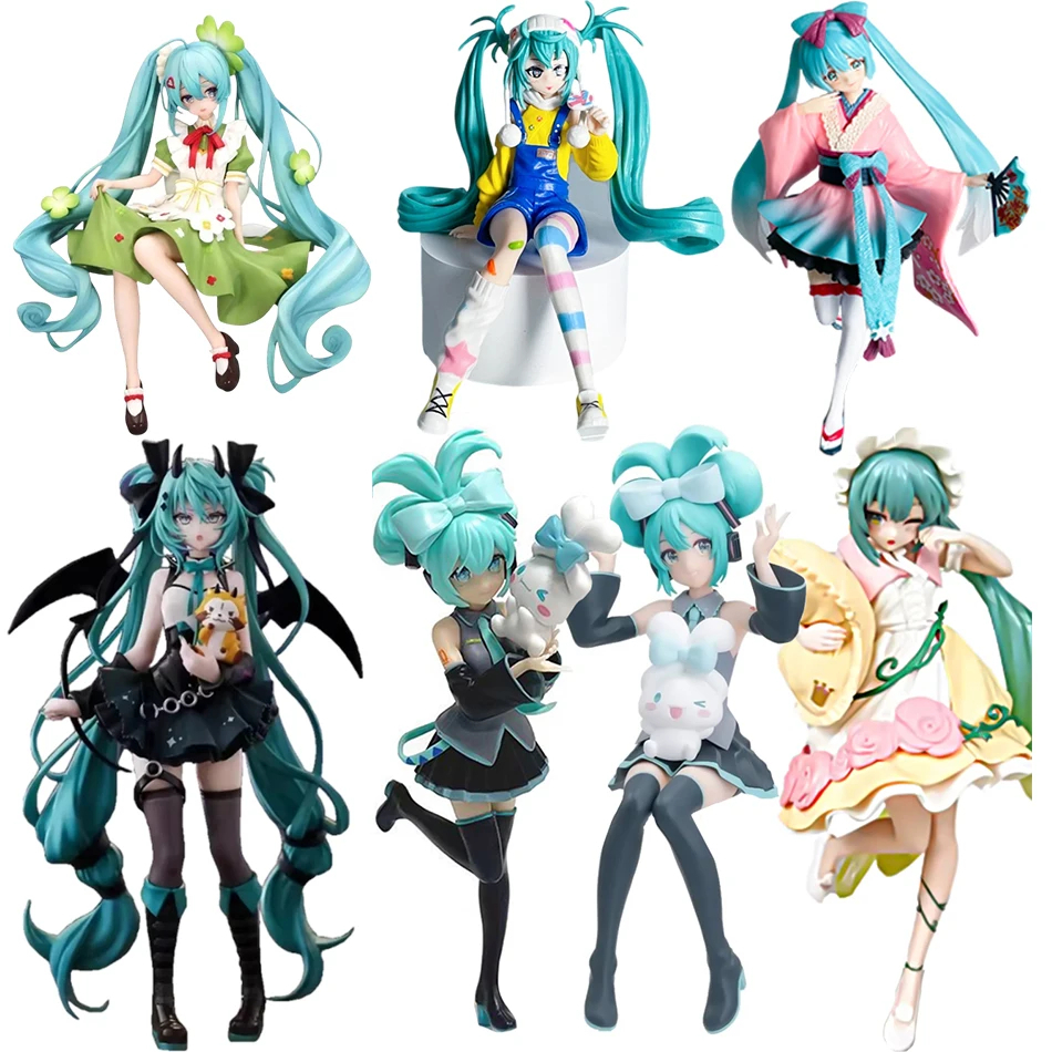 Action Figures Hatsune Miku - Diversos Modelos 15 - 21cm | Shopee