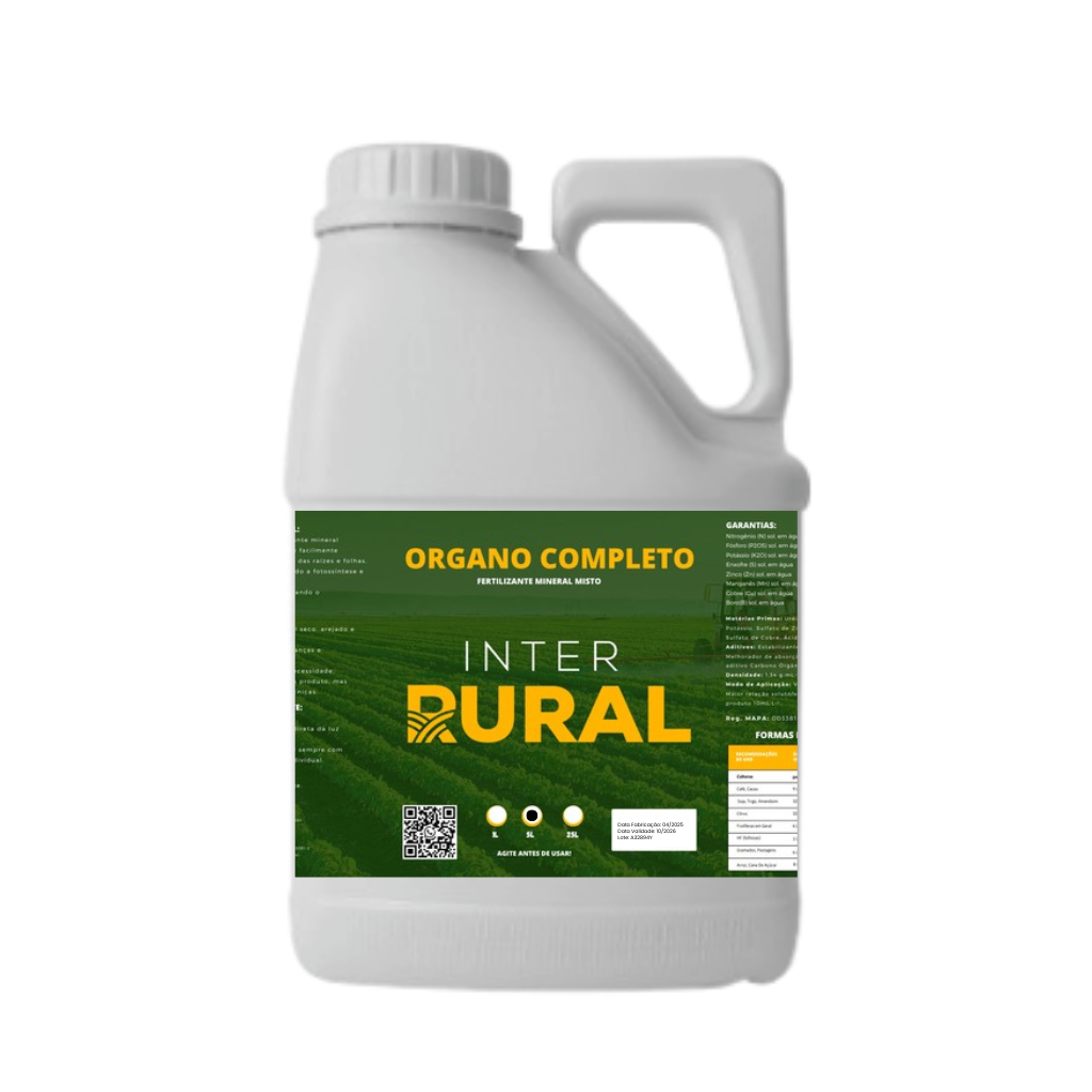 Inter Rural Organo Completo Fertilizante Mineral Misto | Shopee Brasil