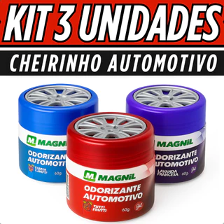 Kit 3 Cheirinho De Carro Novo Odorizante Aromatizante Automotivo Para Carro Em Gel Perfume Para Carro Cheiroso Duradouro