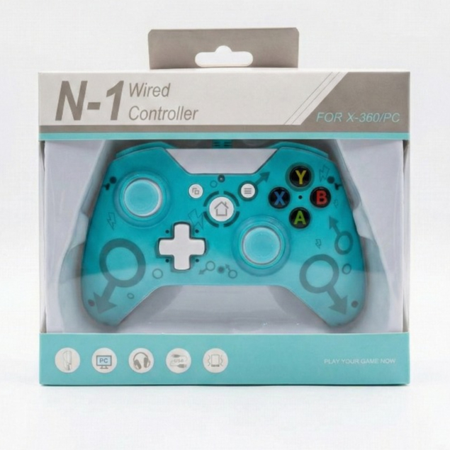 Controle compatível - Xbox 360 / PC - Com cabo USB