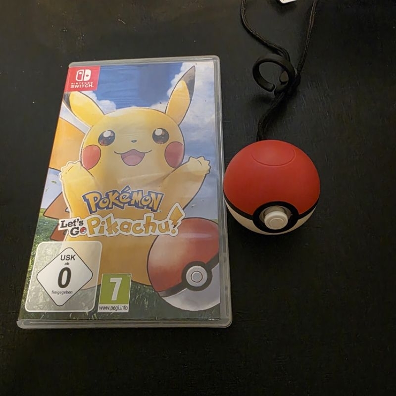 Kit Pokeball Plus + Pokemon Let's Go Pikachu Nintendo Switch | Shopee ...
