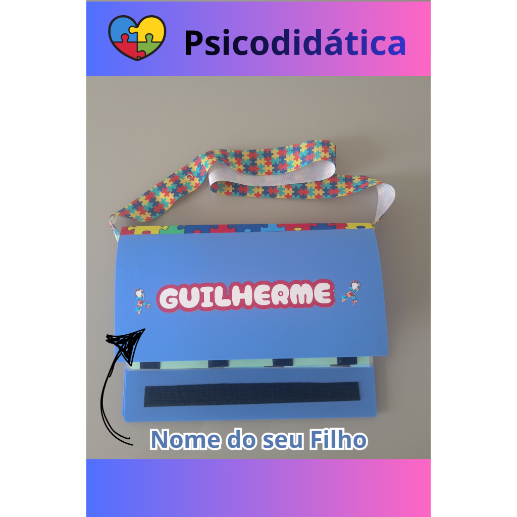Fichário Pasta de comunicação alternativa Pasta PECS Autismo
