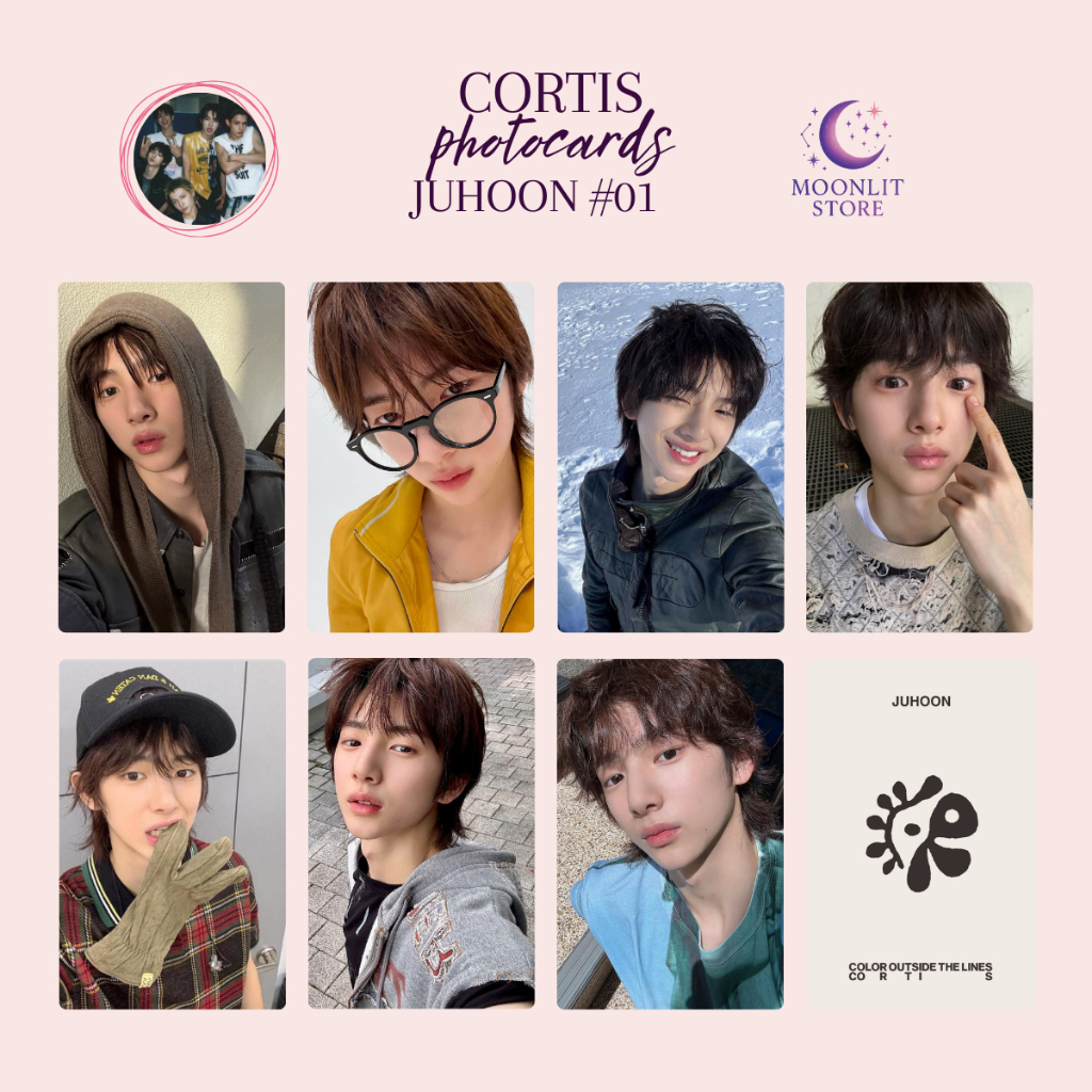 Juhoon (Cortis) - Kit de photocards fanmade | Shopee Brasil