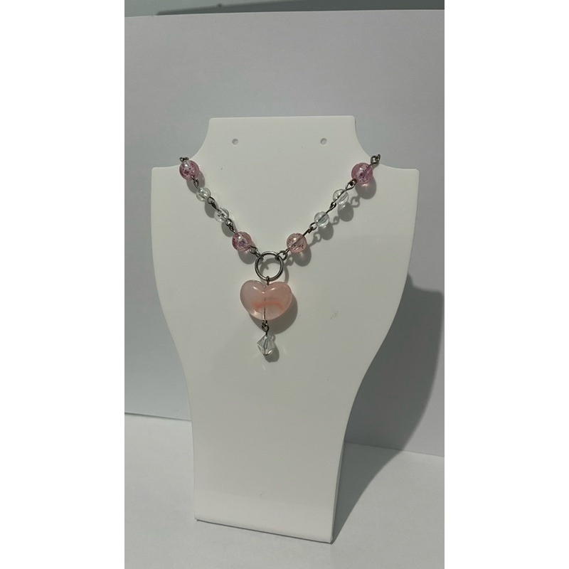 colar choker feminino coração