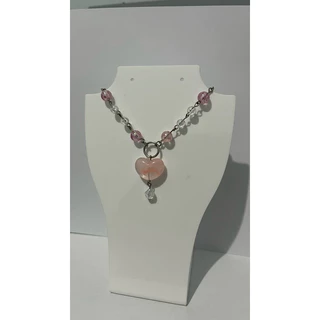 colar choker feminino coração