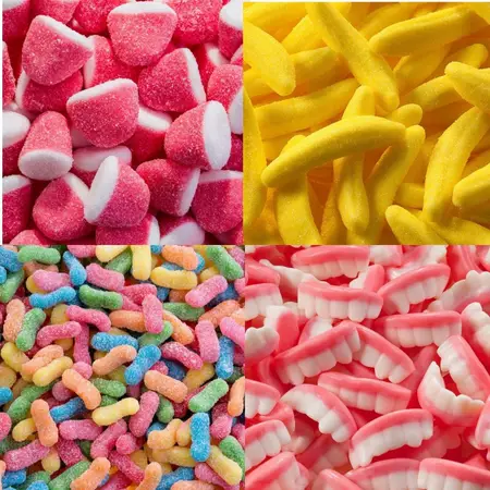 Kit C/ 15 a 60 Pacotes de Balas Fini Tube Sabores Diferenciados 10g