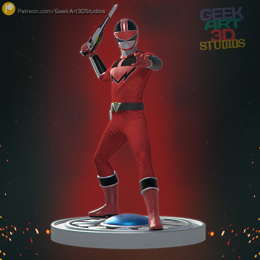 Estátua/Action Figure Custom Quantum Ranger | Shopee Brasil