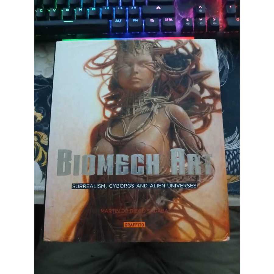 Livro Biomech Art - Surrealismo e Cyborgs - Capa Dura - Ref. Tatuagem / Giger Game design Arte