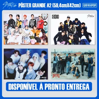 Pôster Grande Stray Kids A2 (59,4cm X 42cm) | Qualidade Premium | Papel Couchê150g | K-pop