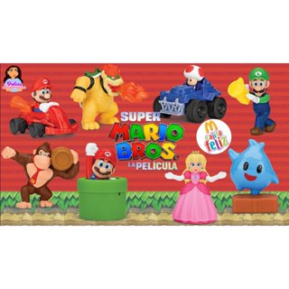 BONECOS SUPER MARIO - MC DONALDS - 2022 ( LEIA A DESCRIÇÃO ) em Oferta na Shopee
