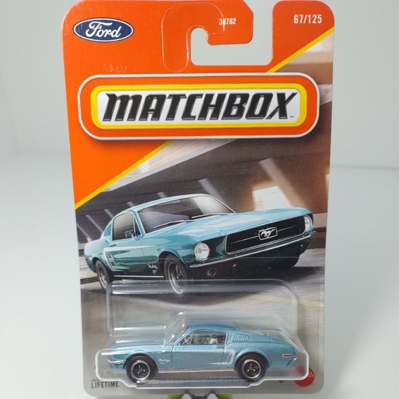 Matchbox - 1968 Ford Mustang Fastback MBX Mainline | Shopee Brasil
