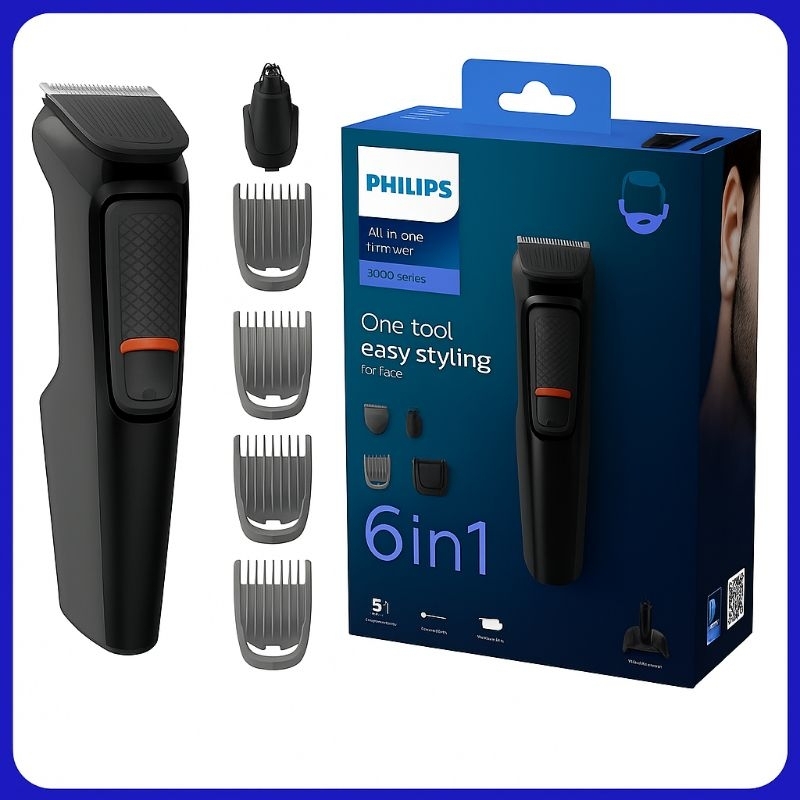 Aparador de Pelos Philips Multigroom 3000 com Acessório