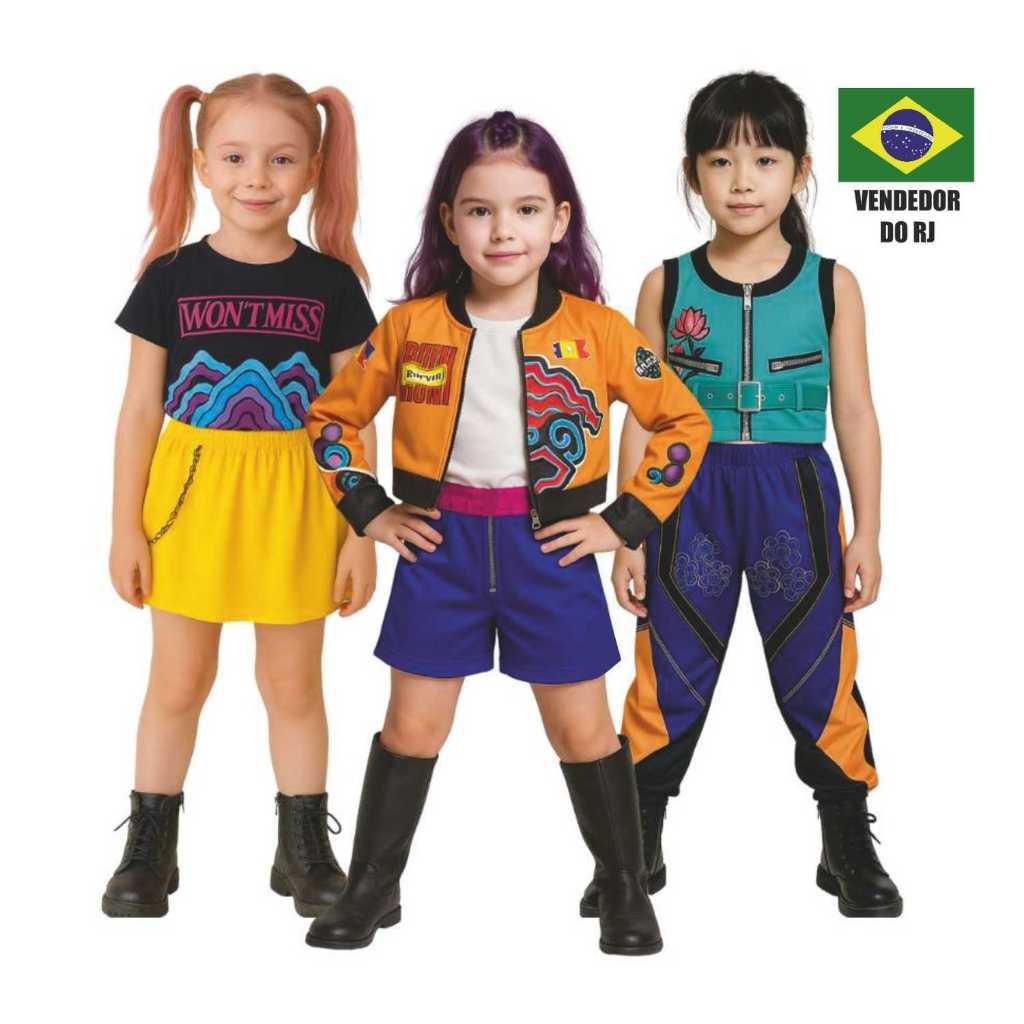 FANTASIA GUERREIRAS DO K-POP | Shopee Brasil