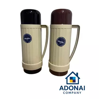 Garrafa Térmica Aladdin Continental 1L – Cores Preta e Marrom